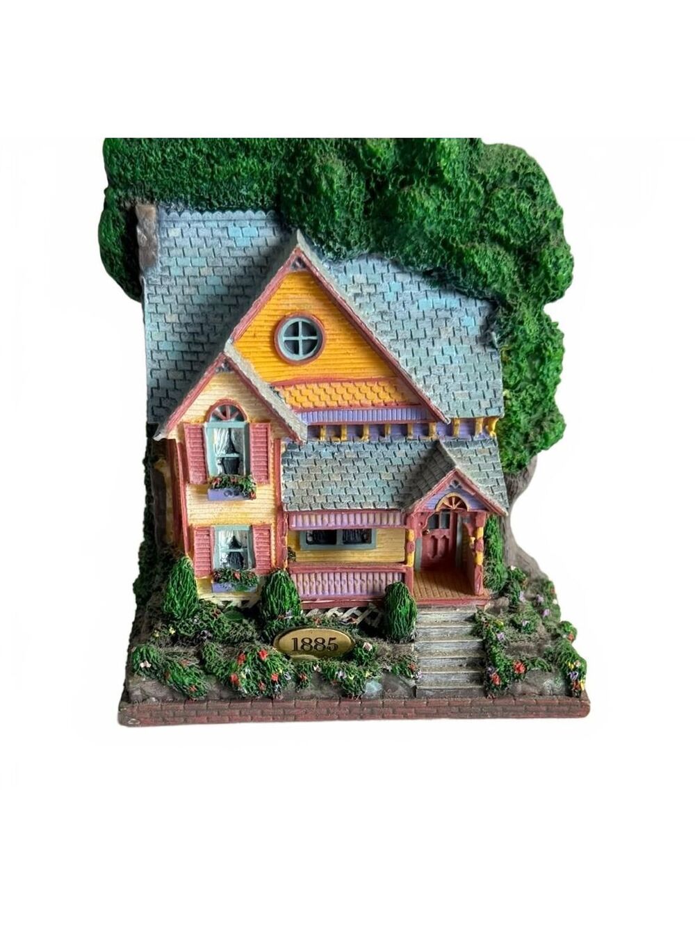 1999 AGC 1885 Victorian House Christmas Ornament Queen Anne Architecture Decor